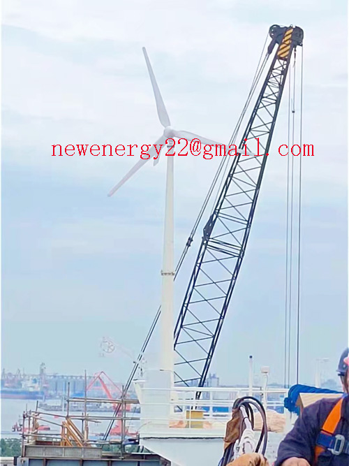 variable pitch wind turbine new design 50kw
